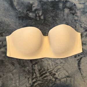 Strapless Nude Bra PINK Victoria’s Secret